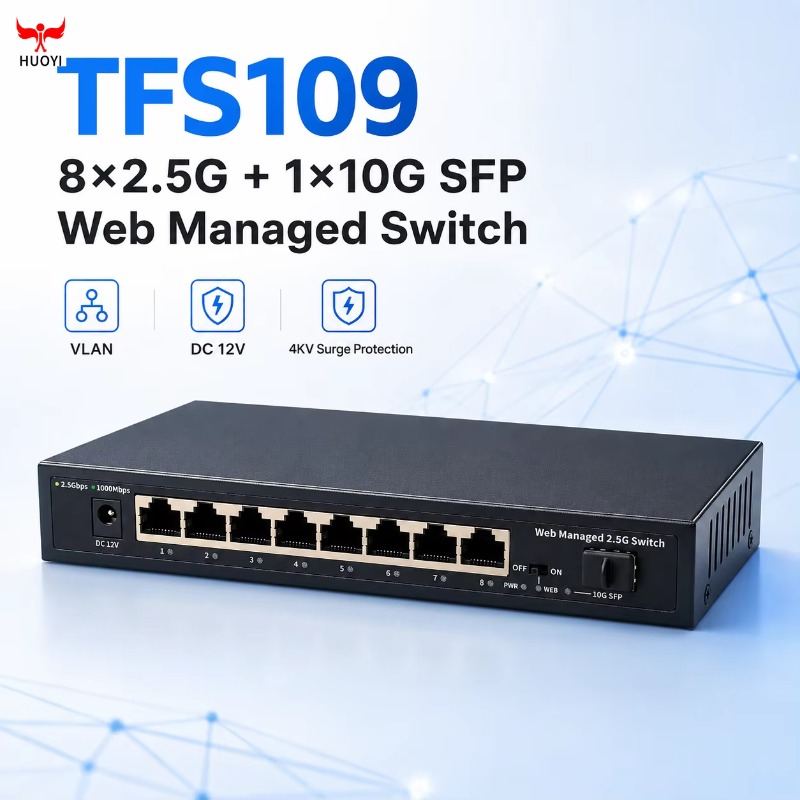 8 Ports 2.5Gb Managed Switch w - Sfp+ 10G Managed Switch 8 Port ulasan dan harga